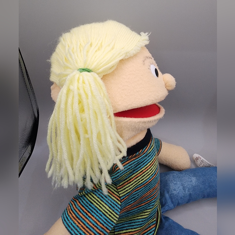 VTG Puppet Partners Blonde Pigtails Girl Hand Puppet Legs Muppet - Picture 8 of 8
